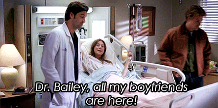 Meredith and Derek and Finn