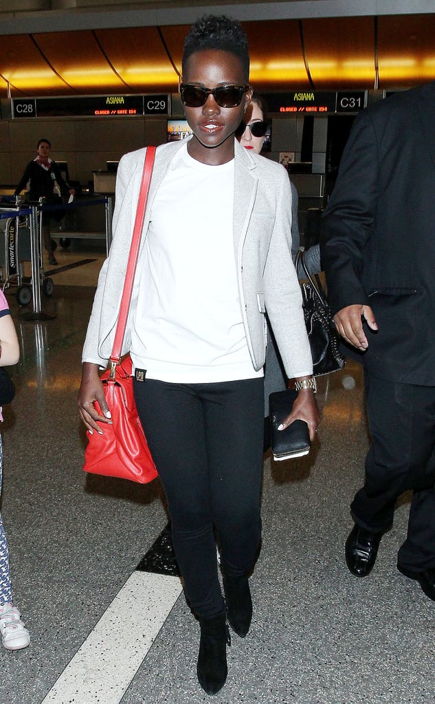 The only accessory that's better than an Oscar is the Miu Miu bag we saw Lupita Nyong'o carrying as she went through LAX.