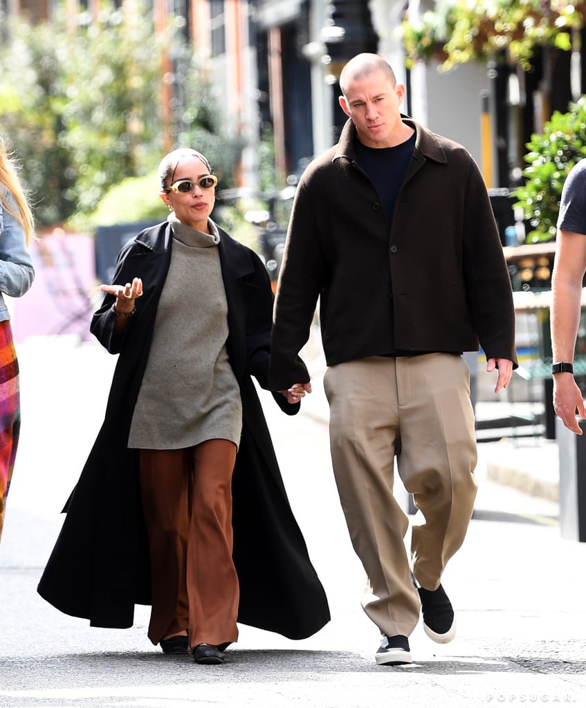 Ever since Zoë Kravitz and Channing Tatum were spotted holding hands around New York City last fall, it's had everyone wondering if they're dating. Kravitz spoke publicly about their relationship for the first time to Elle for her March 2022 cover story. "I'm happy," she responded when asked about those handholding photos.
Tatum hasn't publicly commented on the status of their relationship, but Entertainment Tonight reported in August 2021 that the two are indeed dating. "It started out as a friendship and eventually turned to be more," a source told ET.
Kravitz and Tatum worked together in 2017's "The Lego Batman Movie" — Kravitz voiced Catwoman, while Tatum voiced Superman — and Kravitz is currently gearing up to make her directorial debut in the upcoming film "Pussy Island," in which Tatum stars as a mysterious tech mogul with a private island. 
Steven Soderbergh, who directed Kravitz in "Kimi" and Tatum in "Magic Mike," commented on how he believes the pair will be during "Pussy Island" production. "I'm assuming they're going to have fun, but if you're in any sort of a couple and you go into an endeavor like this, all bets are off," he told Elle. 
Kravitz was previously married to Karl Glusman. She filed for divorce in January 2021 following a year of marriage, and it was finalized in August 2021. Meanwhile, Tatum previously dated Jessie J and shares 8-year-old daughter Everly with ex-wife Jenna Dewan. As Kravitz and Tatum's relationship continues to grow, take a look at some of their cutest photos together ahead.