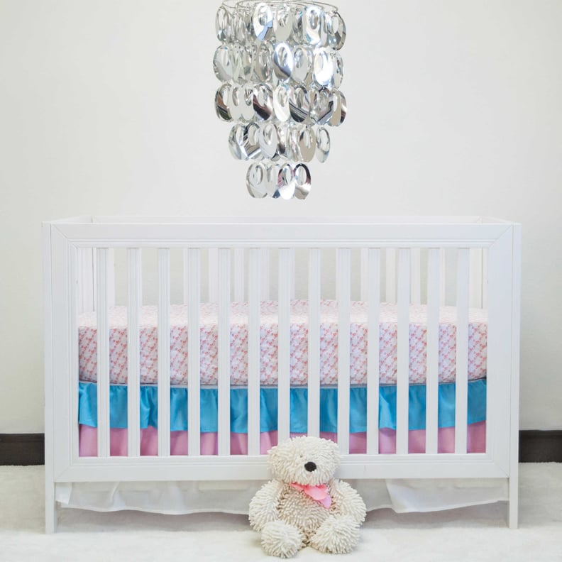 Peacock Reversible Quilted Mattress Pad and Crib Skirt Set