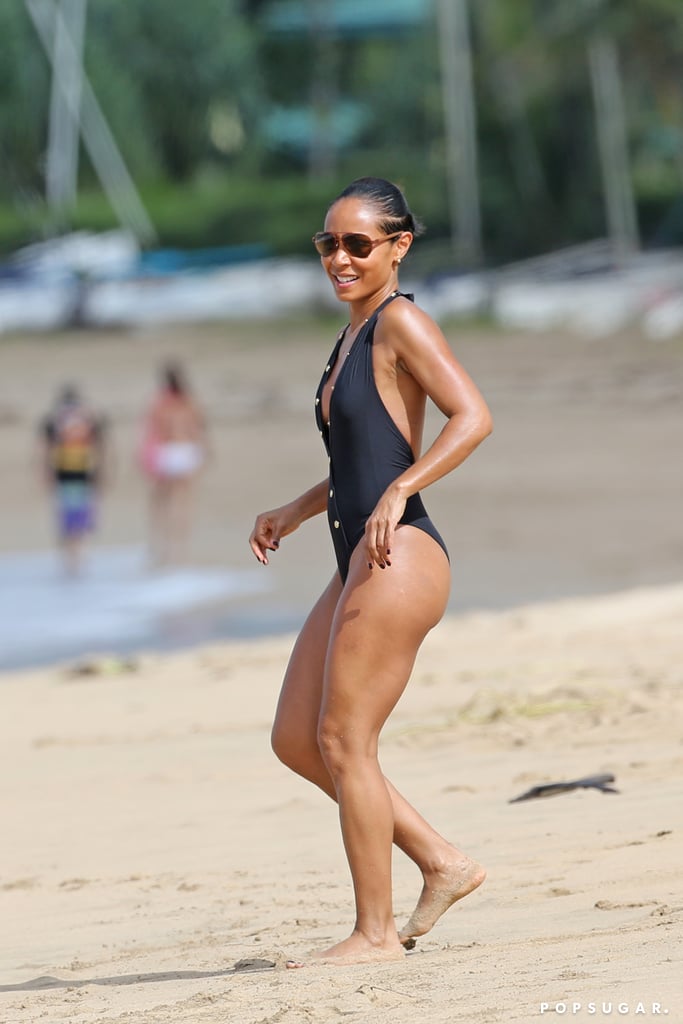 Jada Pinkett Smith Bikini Pictures in Hawaii 2015. 