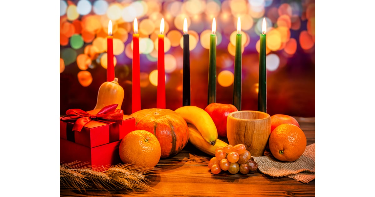 Holiday Zoom Background: Mishumaa Sabaa Kwanzaa Candle | Download Free