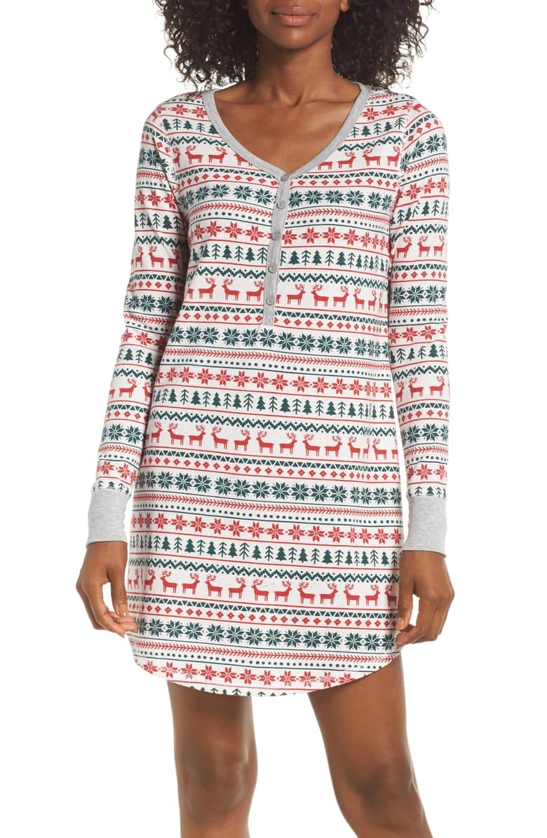 Nordstrom Lingerie Sleepyhead Thermal Nightshirt