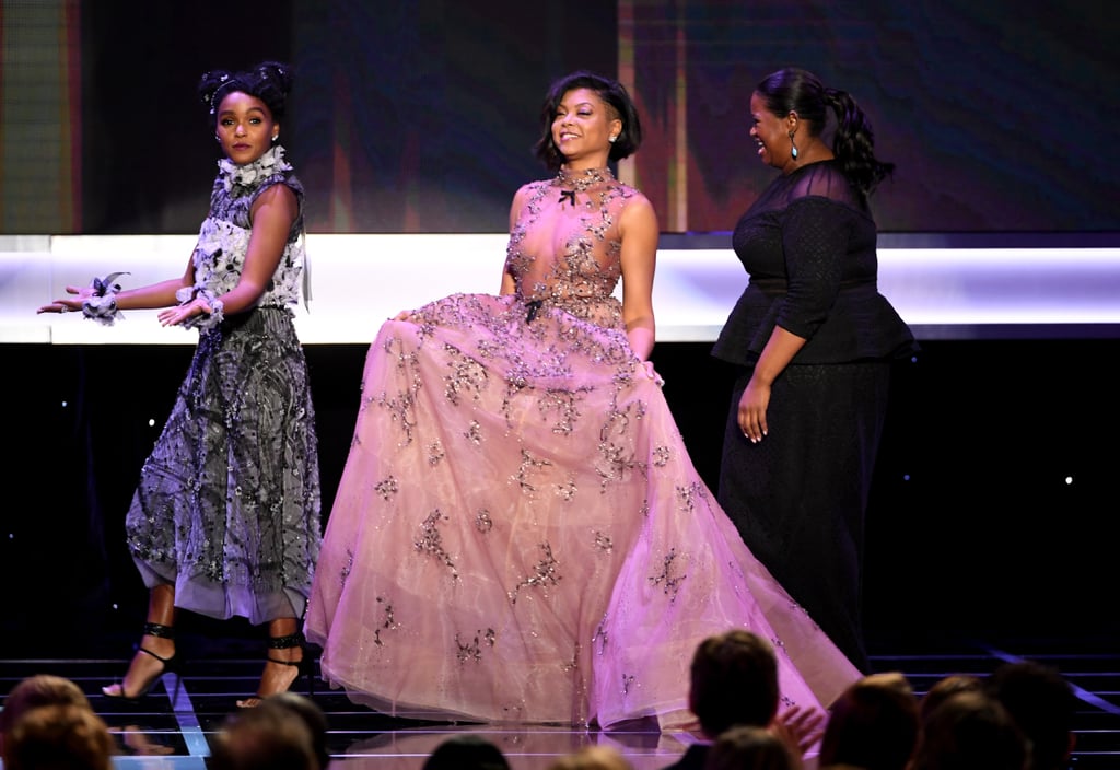 Pictured: Janelle Monae, Taraji P. Henson, and Octavia Spencer
Pictured: Janelle Monae, Taraji P. Henson, and Octavia Spencer