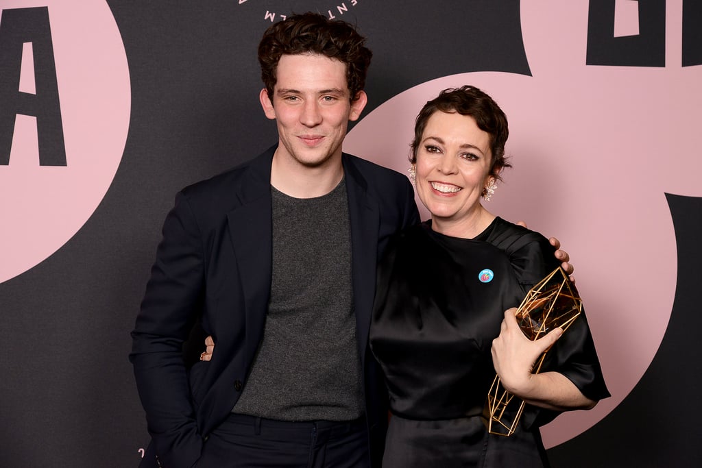 Josh O'Connor and Olivia Colman