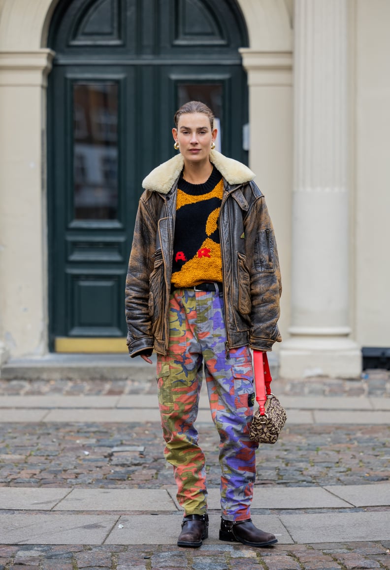 Look Back at Copenhagen Fall 2023 Fashion Week Street Style: Leather Layers