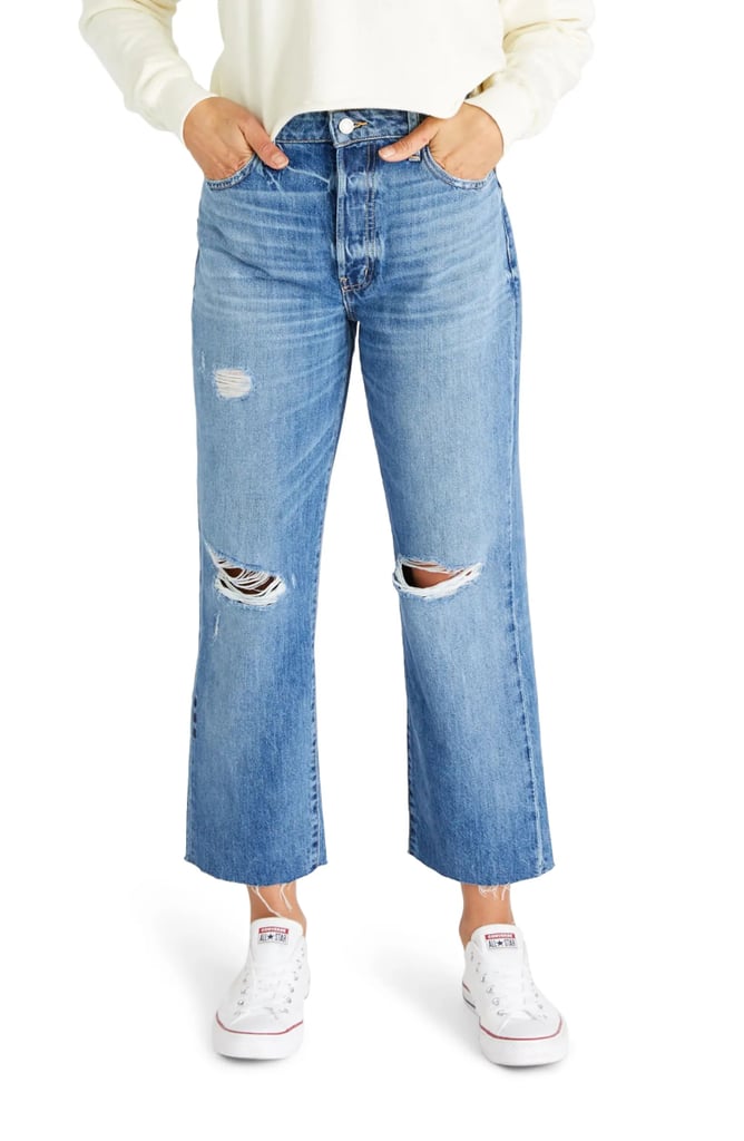 Comfortable Non Stretch Denim: Etica Tyler High Waist Vintage Straight Jeans