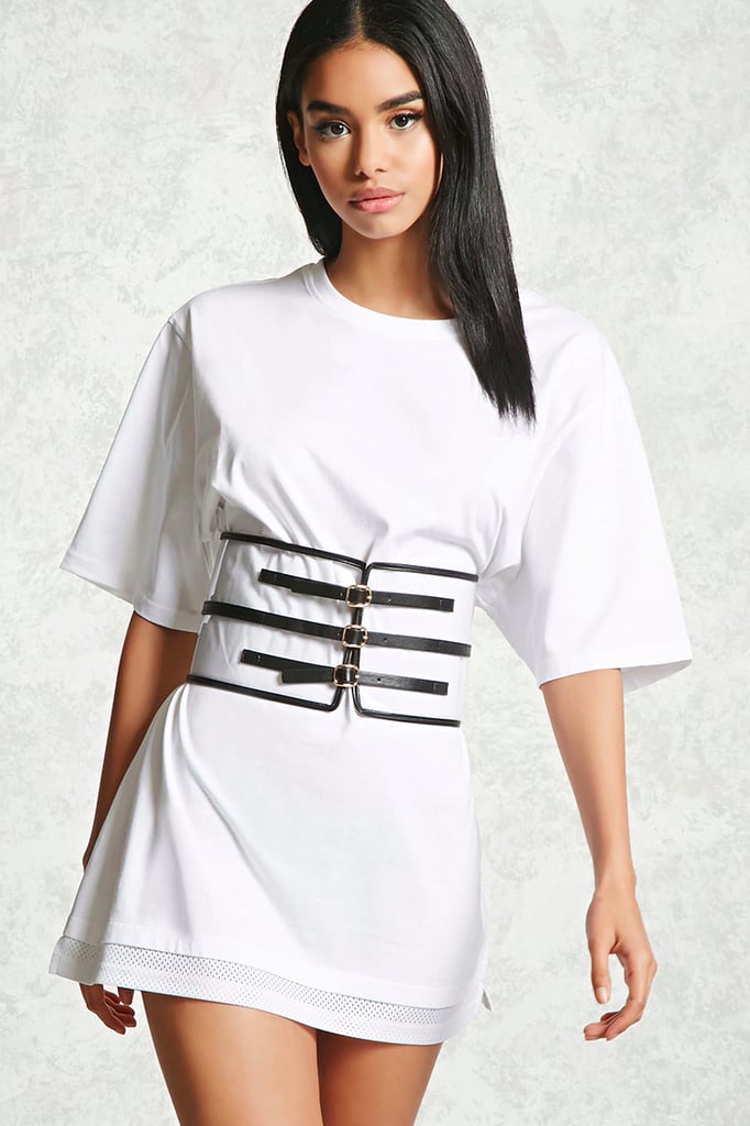 Strap up your look in the Forever 21 Clear Waist Belt ($16).