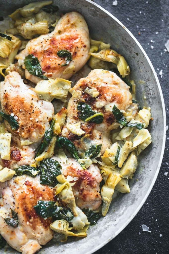 Spinach Artichoke Chicken