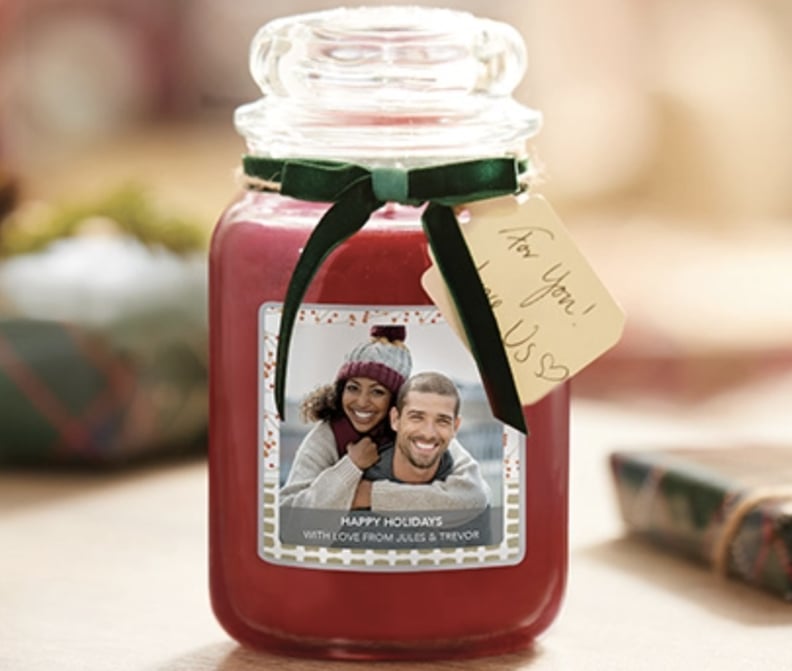 Receiving Gifts: Personalized Candle