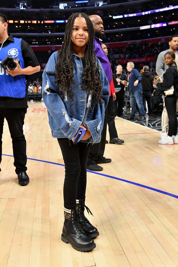 Blue Ivy Wore Fendi Boots to the Lakers Game With JAY-Z