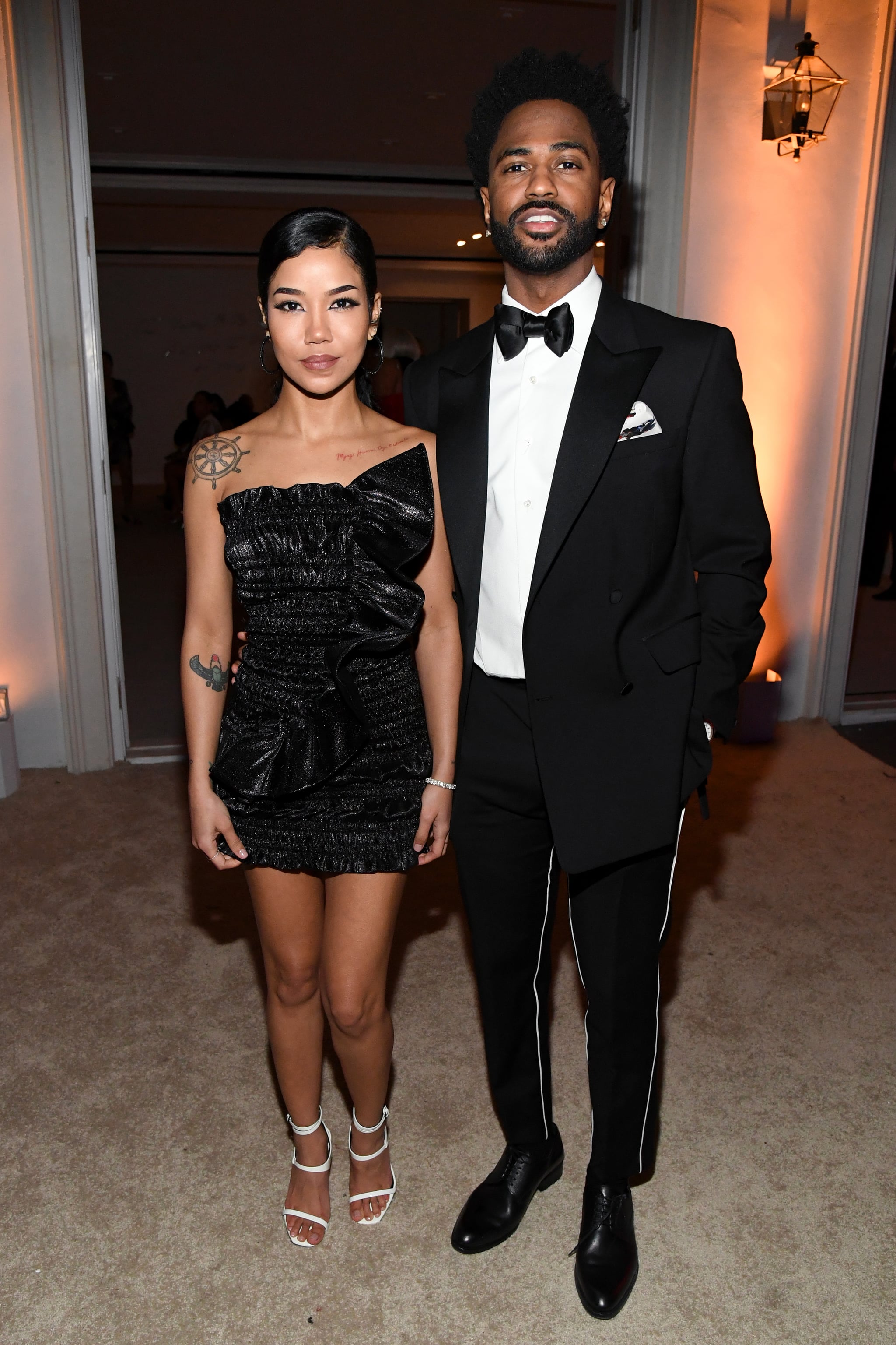 Jhené Aiko and Big Sean at Diddy's 50th Birthday Party