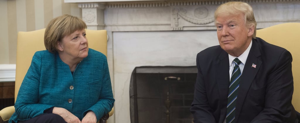 Donald Trump and Angela Merkel Handshake Memes