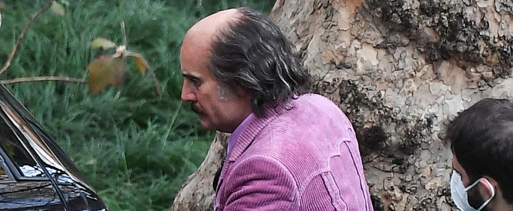 Adam Driver, Lady Gaga, and Jared Leto on House of Gucci Set