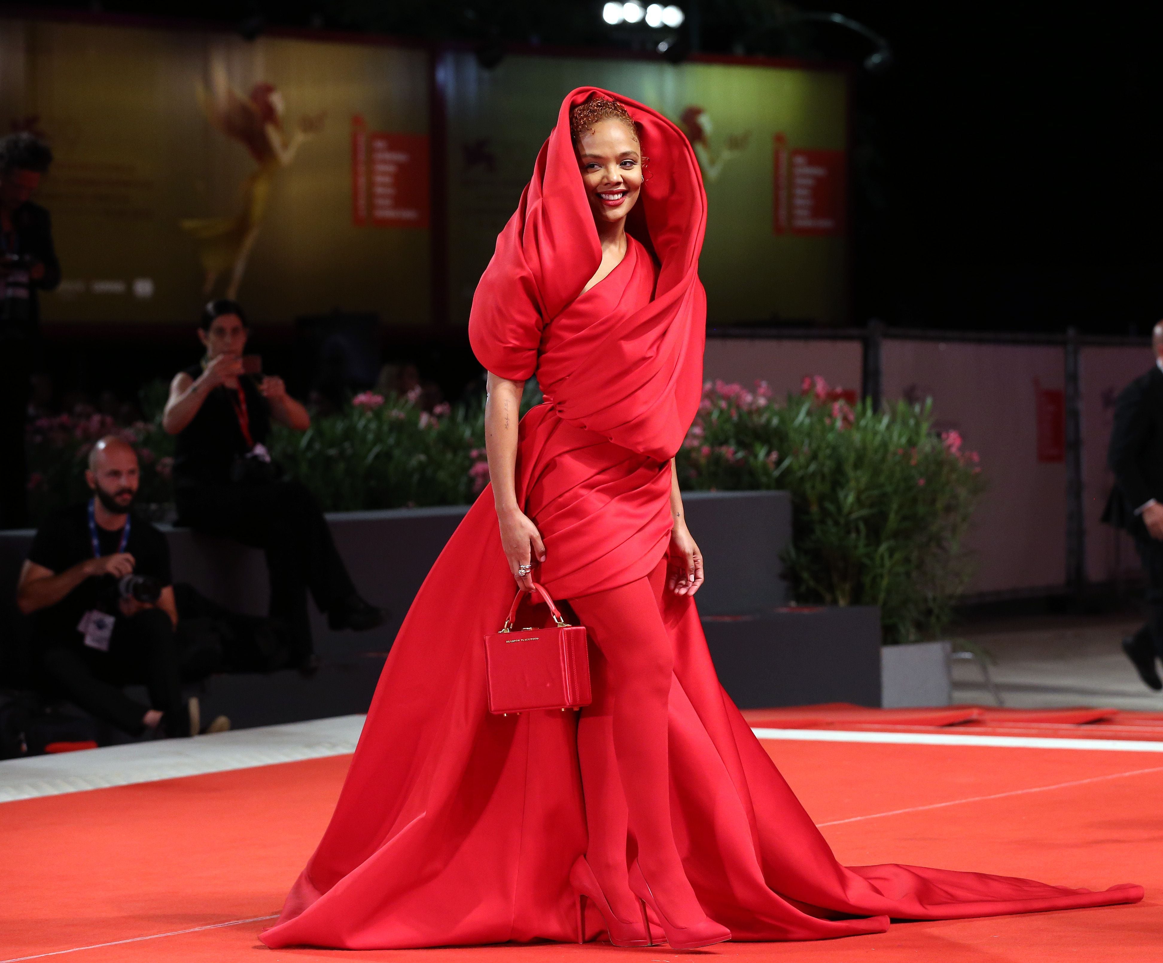 Tessa Thompson's Best Red Carpet Dresses and Street Style