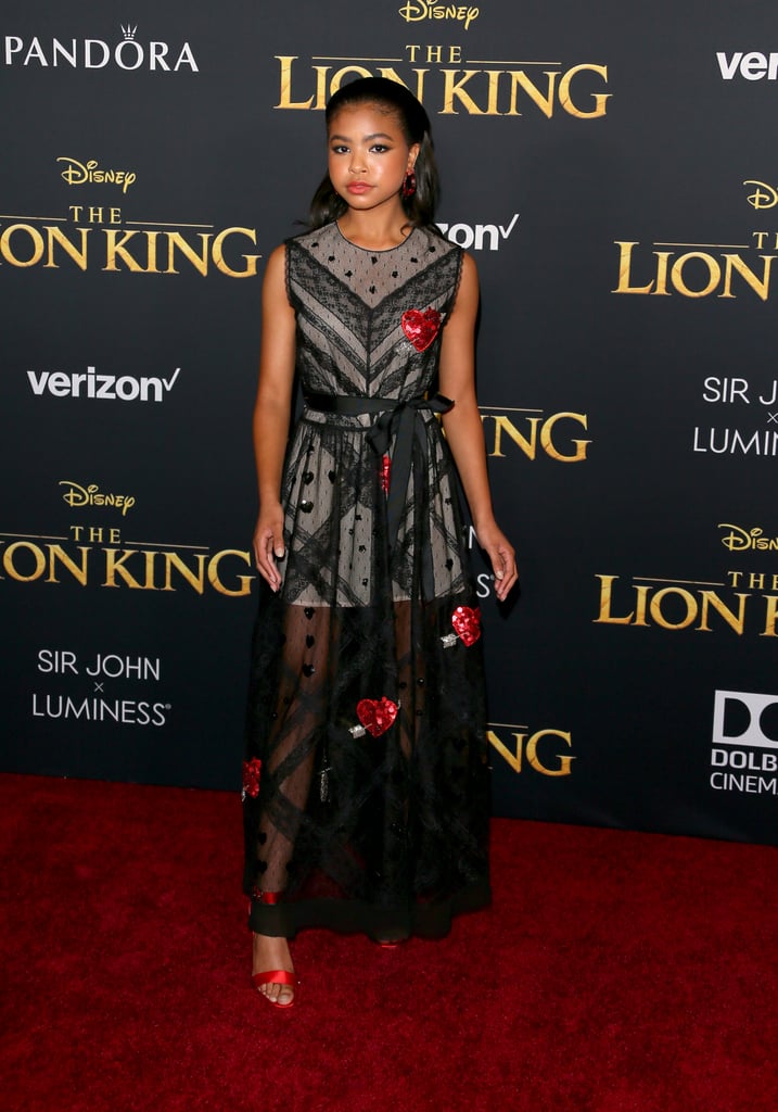 Pictured: Navia Robinson at The Lion King premiere in Hollywood.