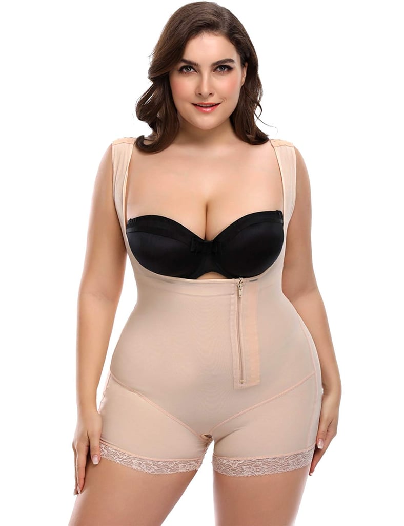 DoLoveY Women Full Body Shaper Plus Size Tummy Control Bodysuit