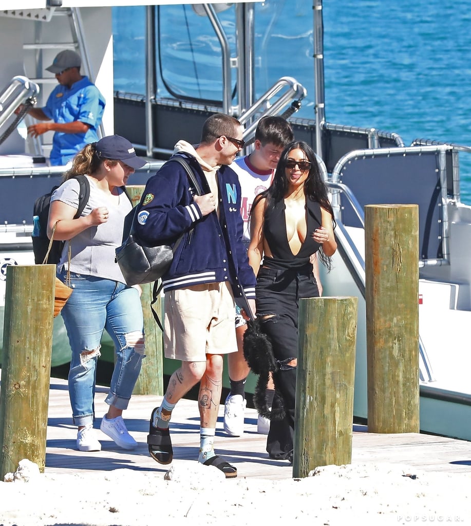 Kim Kardashian and Pete Davidson Vacationing in the Bahamas