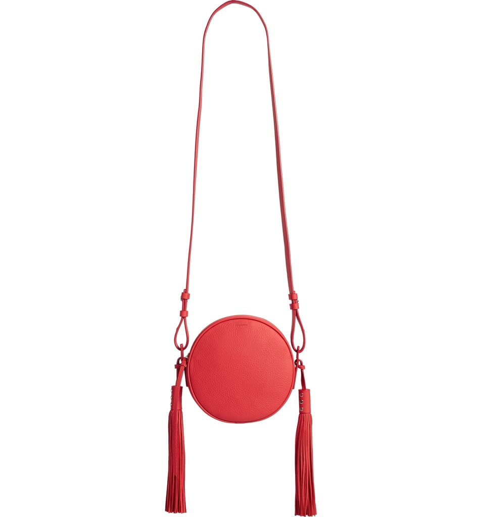 ALLSAINTS Kepi Circle Leather Crossbody Bag