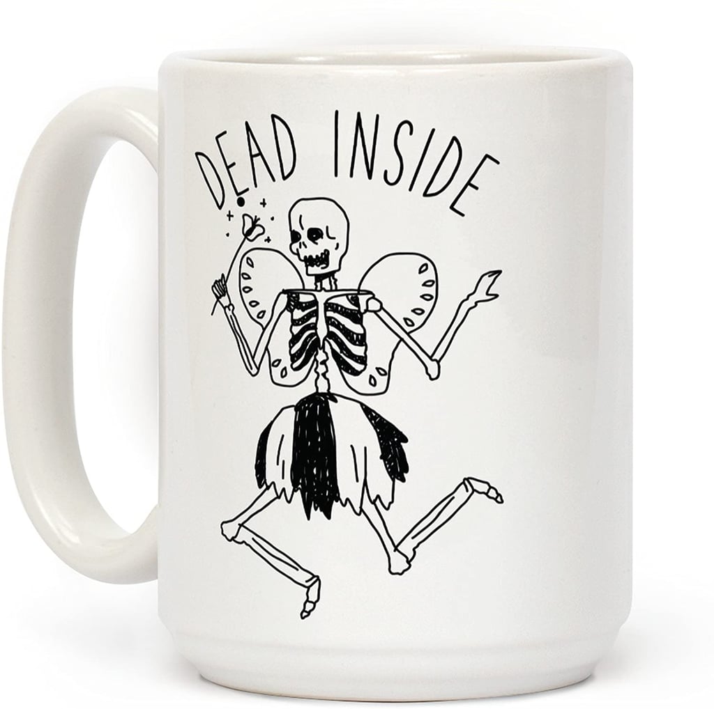 Dead Inside Skeleton Fairy Mug