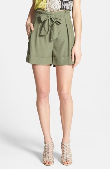 Vince Camuto Paper-Bag Waist Shorts