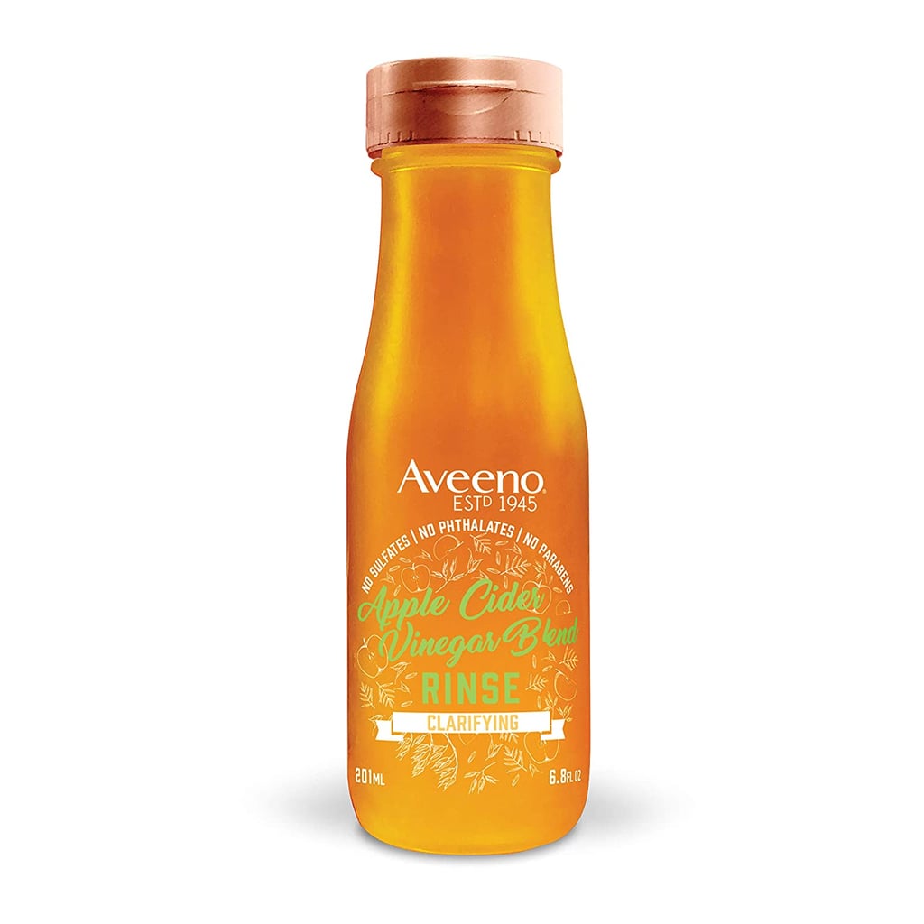 Gorgeous, shiny hair is only one wash away when you use the Aveeno Clarifying Apple Cider Vinegar In-Shower Hair Rinse ($7). It has clarifying properties that add high shine to hair while also rebalancing hair's pH.