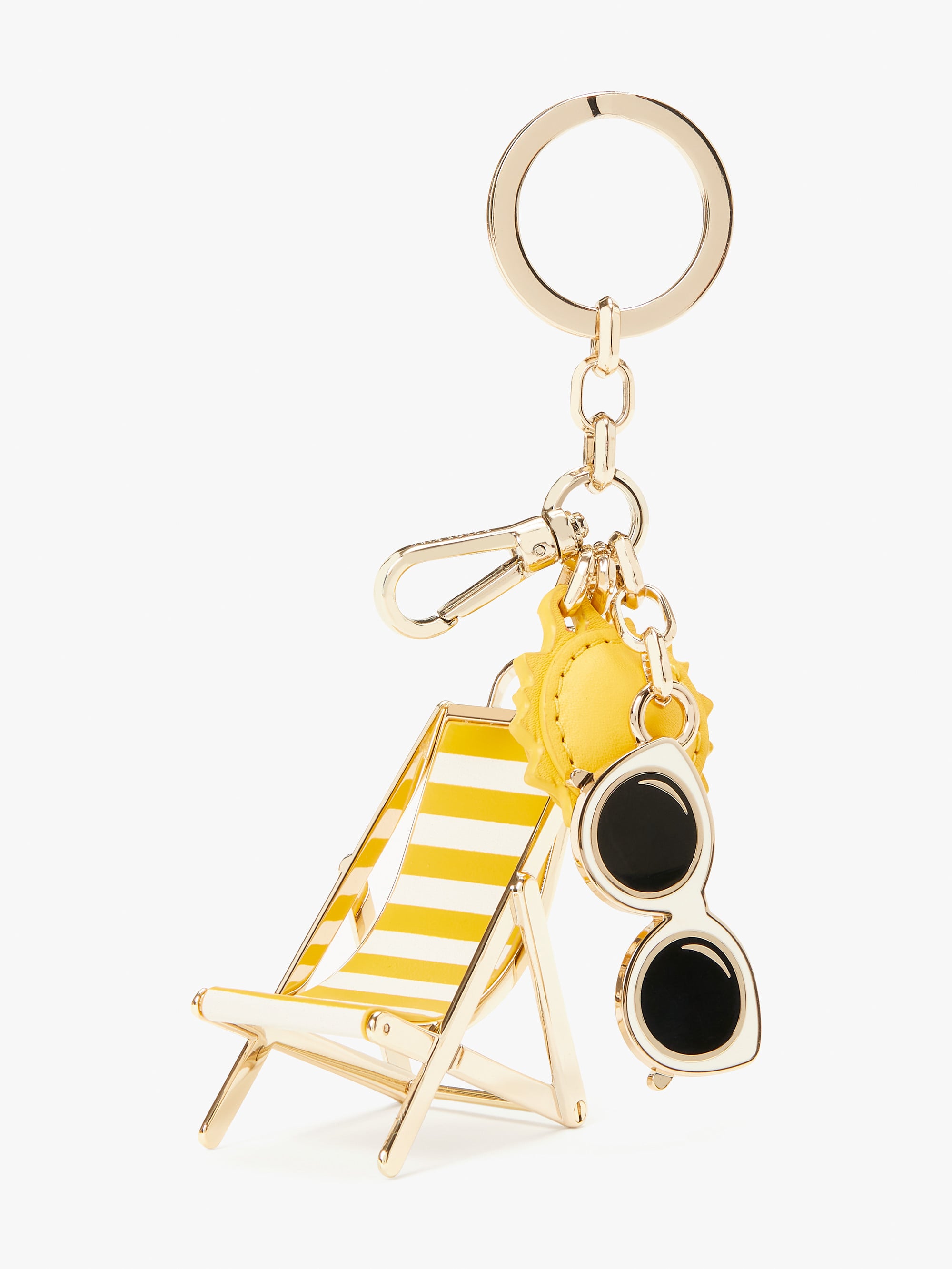 A Playful Add-On: Kate Spade New York Sunkiss Summer Cabana Keychain | Kate  Spade New York's Cabana Collection Will Make You Book a Summer Vacation  Immediately | POPSUGAR Fashion Photo 16