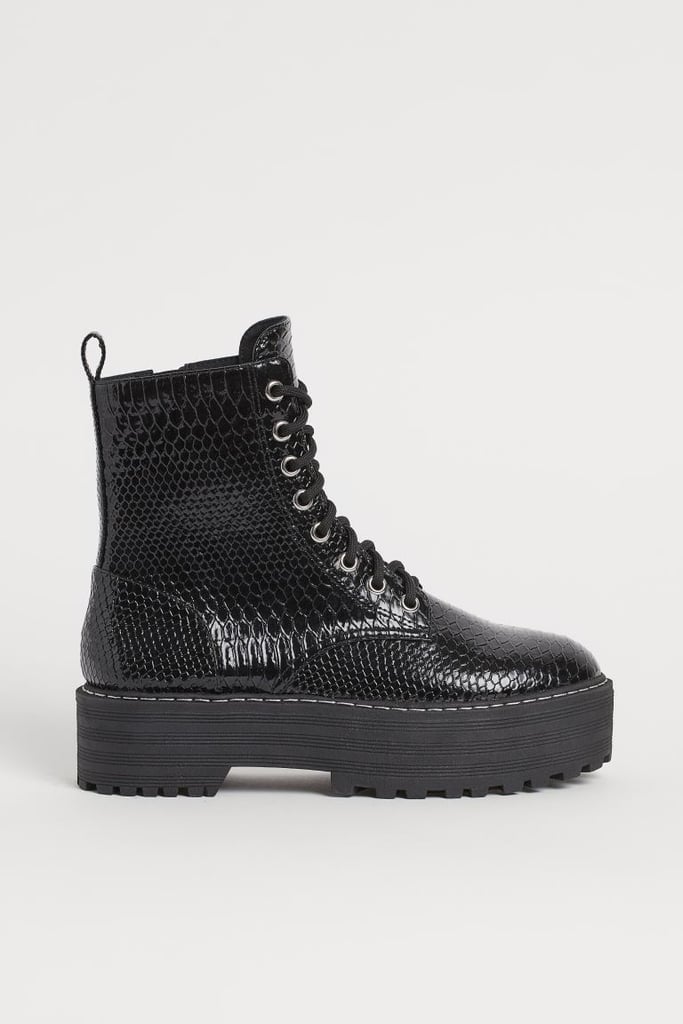 H&M Platform Boots | How to Wear Platform Shoes | POPSUGAR Fashion Photo 11