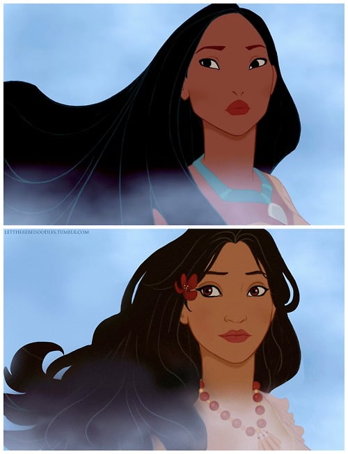 Pocahontas Disney Princesses With Different Races Popsugar Love And Sex Photo 6 6641