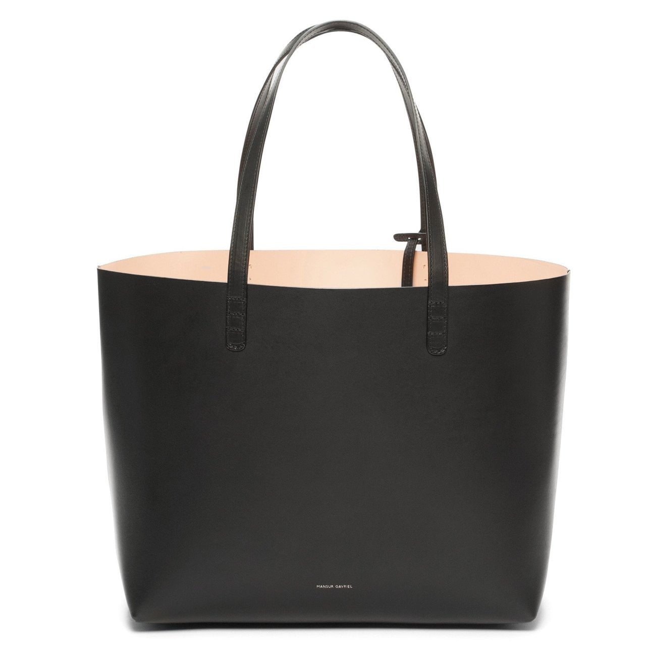 Mansur gavriel black large tote hot sale