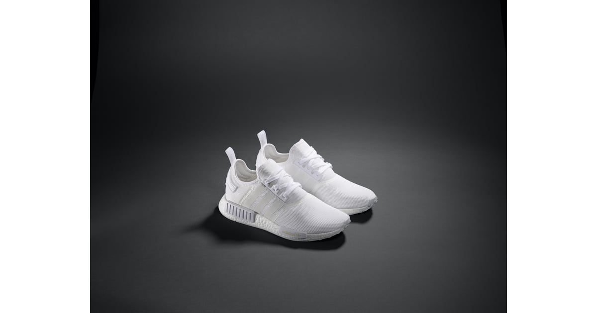 New Adidas Triple White NMD Sneakers | POPSUGAR Fitness Photo 3