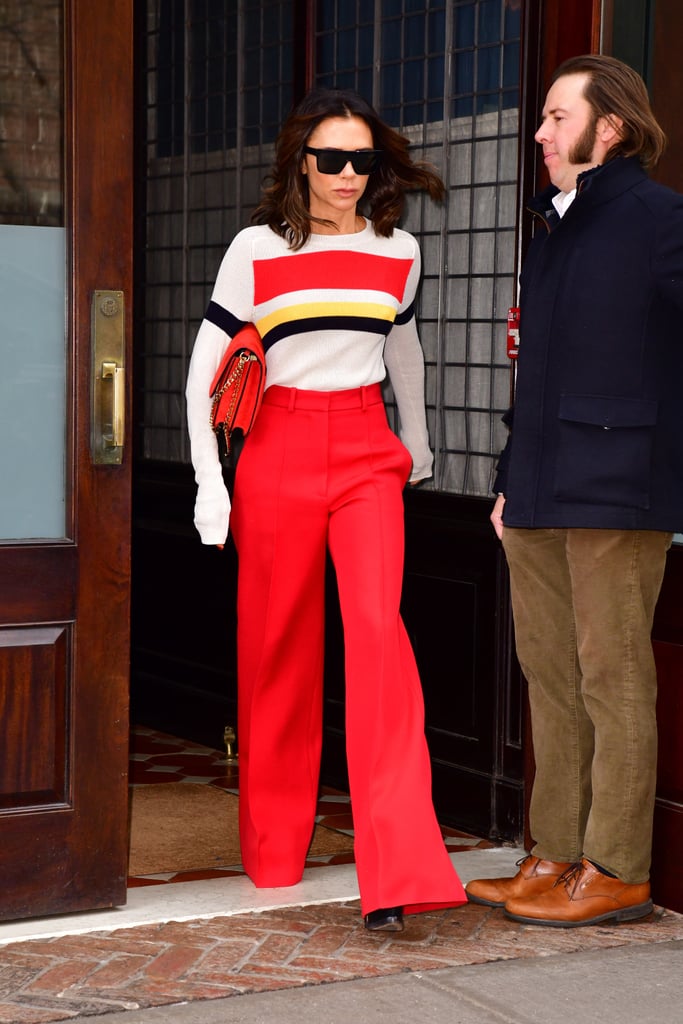 Victoria Beckham's Red Pants November 2018 | POPSUGAR Fashion Photo 49
