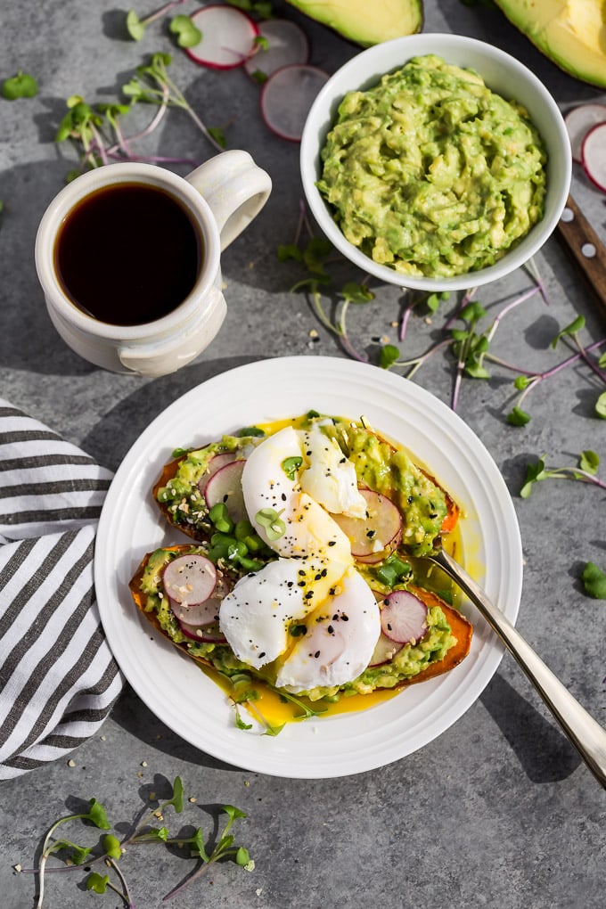 Sweet Potato Avocado Toast | Healthy Savory Breakfast Recipes ...