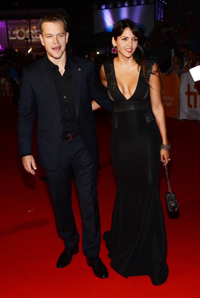 Matt Damon and Luciana Barroso at the TIFF 2015