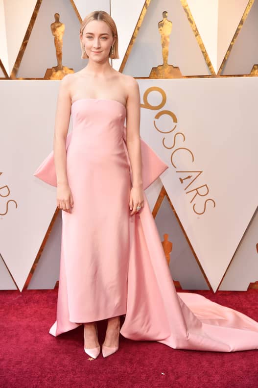 Saoirse ronan online pink dress