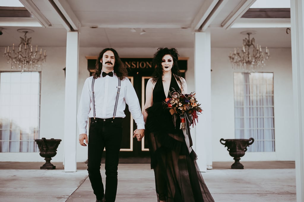 Halloween Wedding Inspired by Tim Burton's Beetlejuice