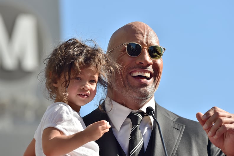 HOLLYWOOD, CA - DECEMBER 13:  Actor Dwayne Johnson and daughter Jasmine Johnson attend the ceremony honoring Dwayne Johnson with star on the Hollywood Walk of Fame on December 13, 2017 in Hollywood, California.  (Photo by Axelle/Bauer-Griffin/FilmMagic)