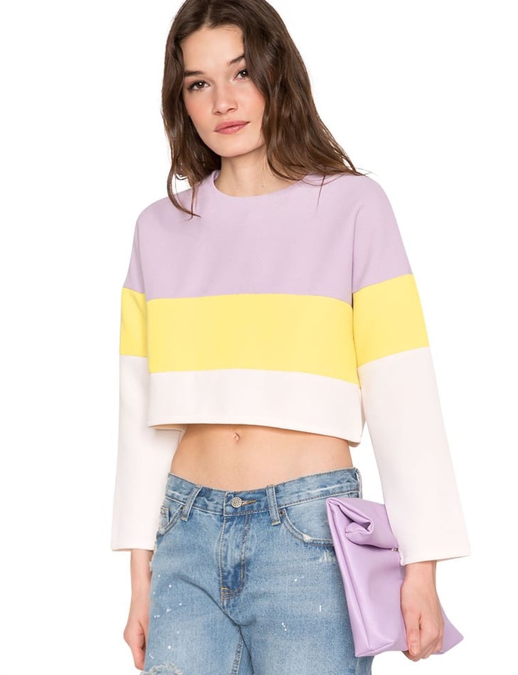 Pixie Market Pastel Crop Top (39) Pastel Clothing Under 50