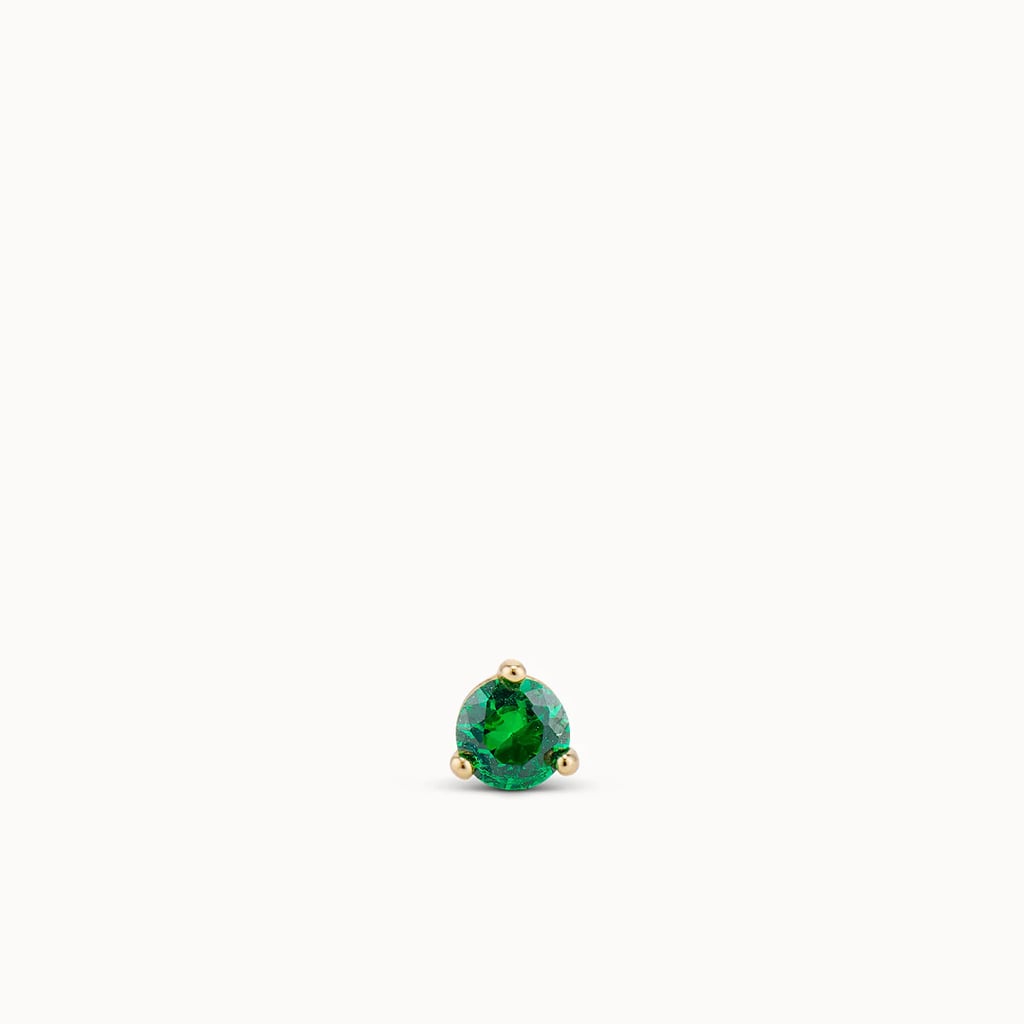Birthstone Stud Earring