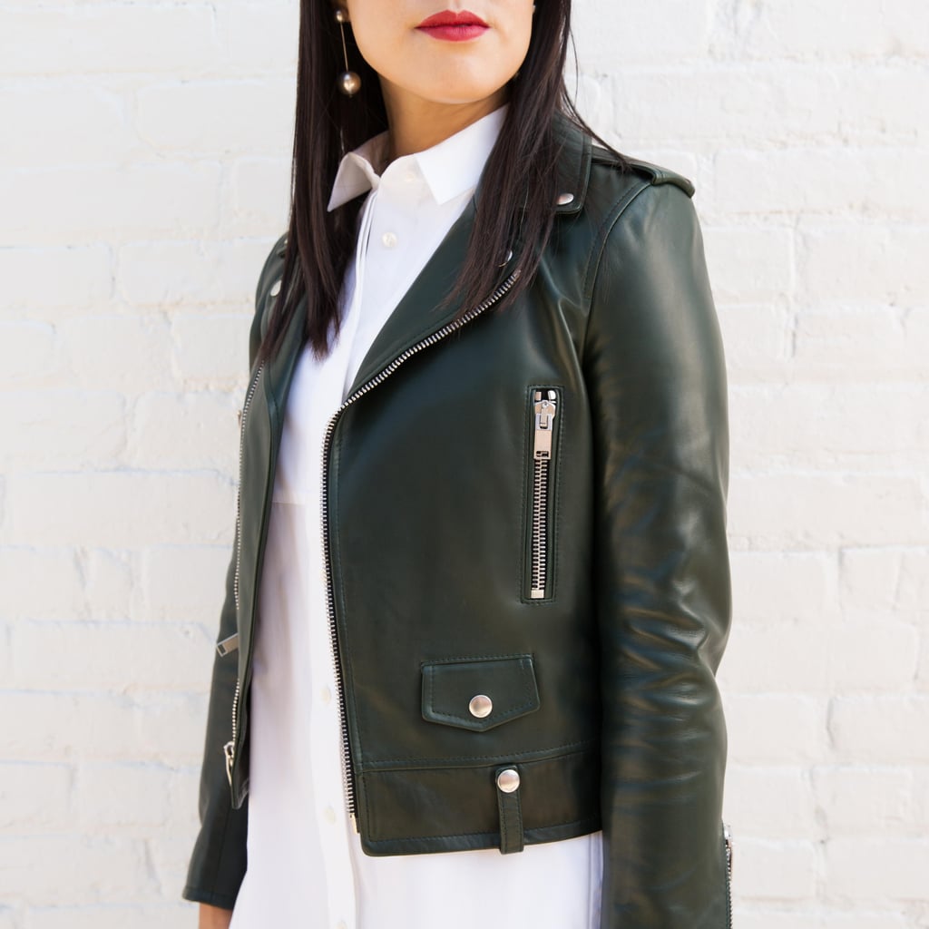 Topshop Dolly Leather Biker Jacket | We 