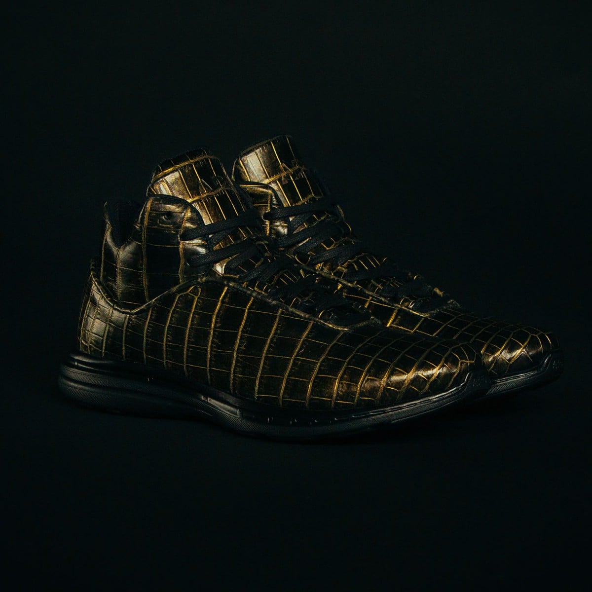 apl gold sneakers