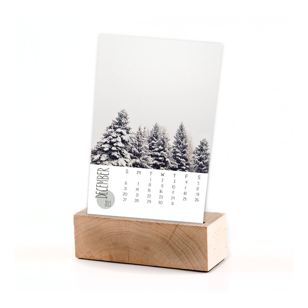 2015 Desk Calendar With Maple Base ($32)
