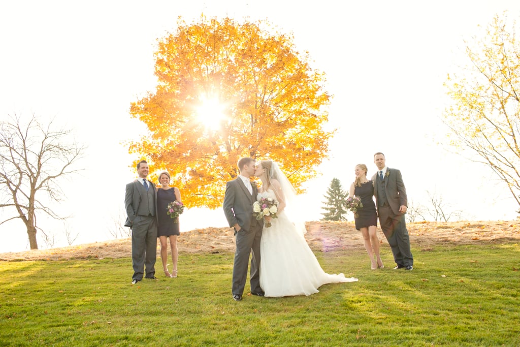 Outdoor Sunset Wedding