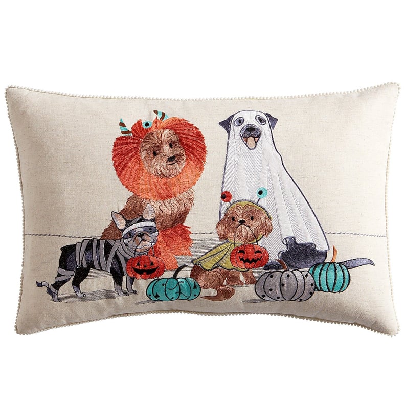 Halloween Pooch Parade Lumbar Pillow