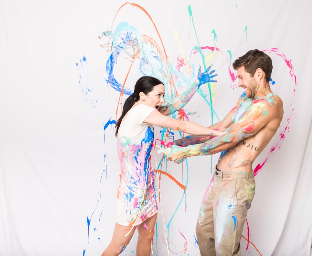 Painting Engagement Photos