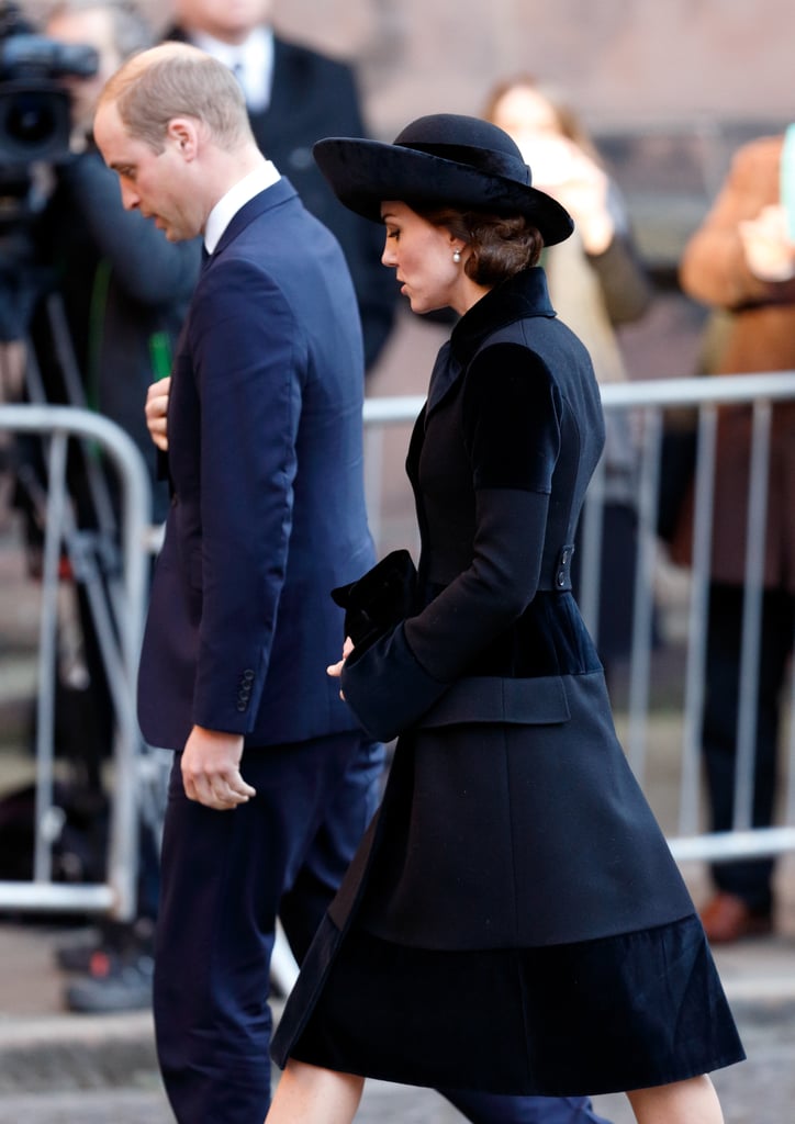 Kate Middleton Alexander McQueen Coat Memorial Service 2016 POPSUGAR