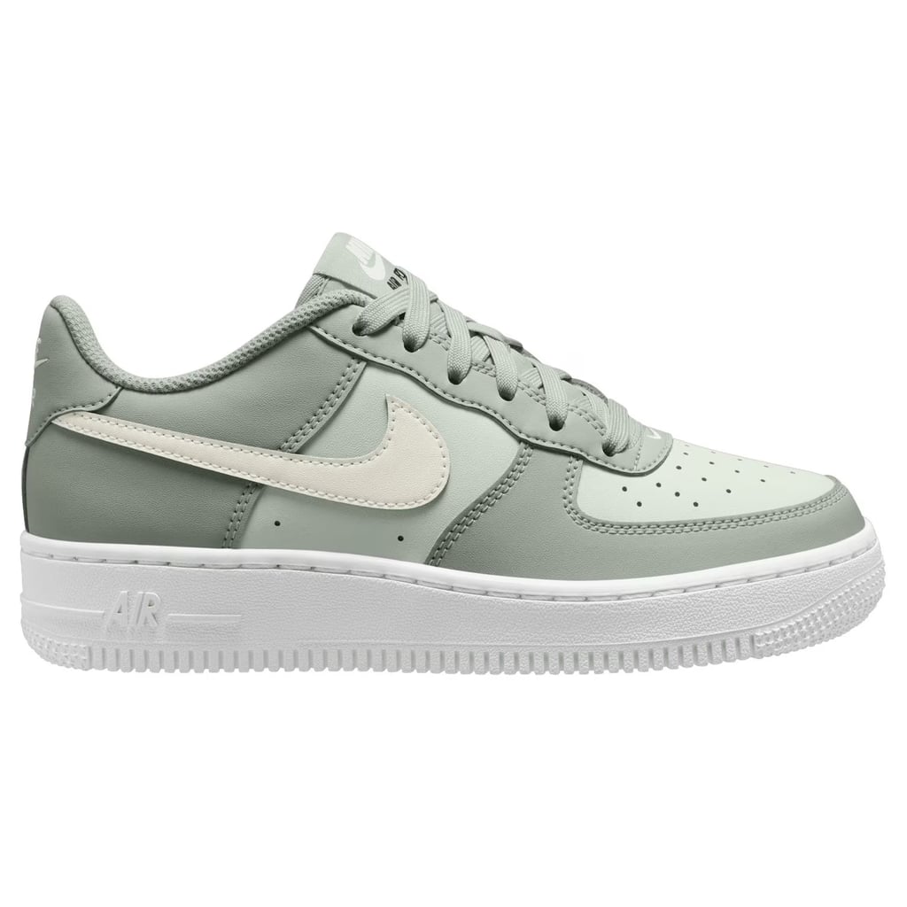Nike Air Force 1 Low Kids' Sneakers ($90)
Few gifts hit as hard as a pair of Air Force 1s, no matter your age. But they do hit extra hard for grade-schoolers who want to keep it classic, cool, and compliment-worthy among their peers. This soft sage green and mint colorway does the trick, though the crisp white OG pair never misses either.