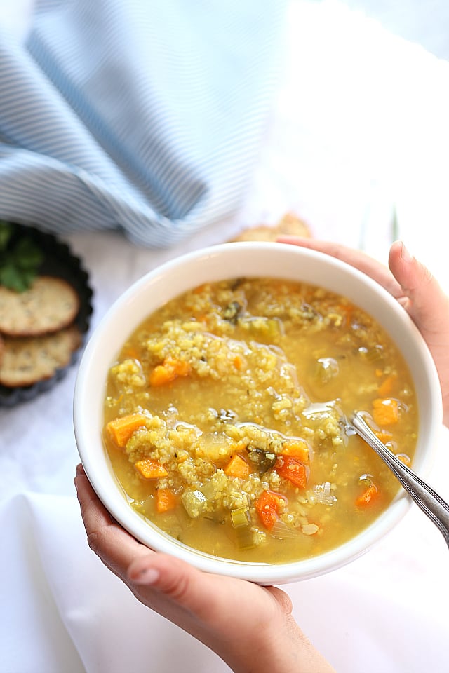 Slow Cooker Rice Soup with Vegetables