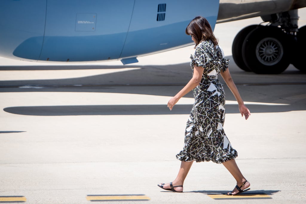 Michelle Obama's Floral Dress in Spain July 2016