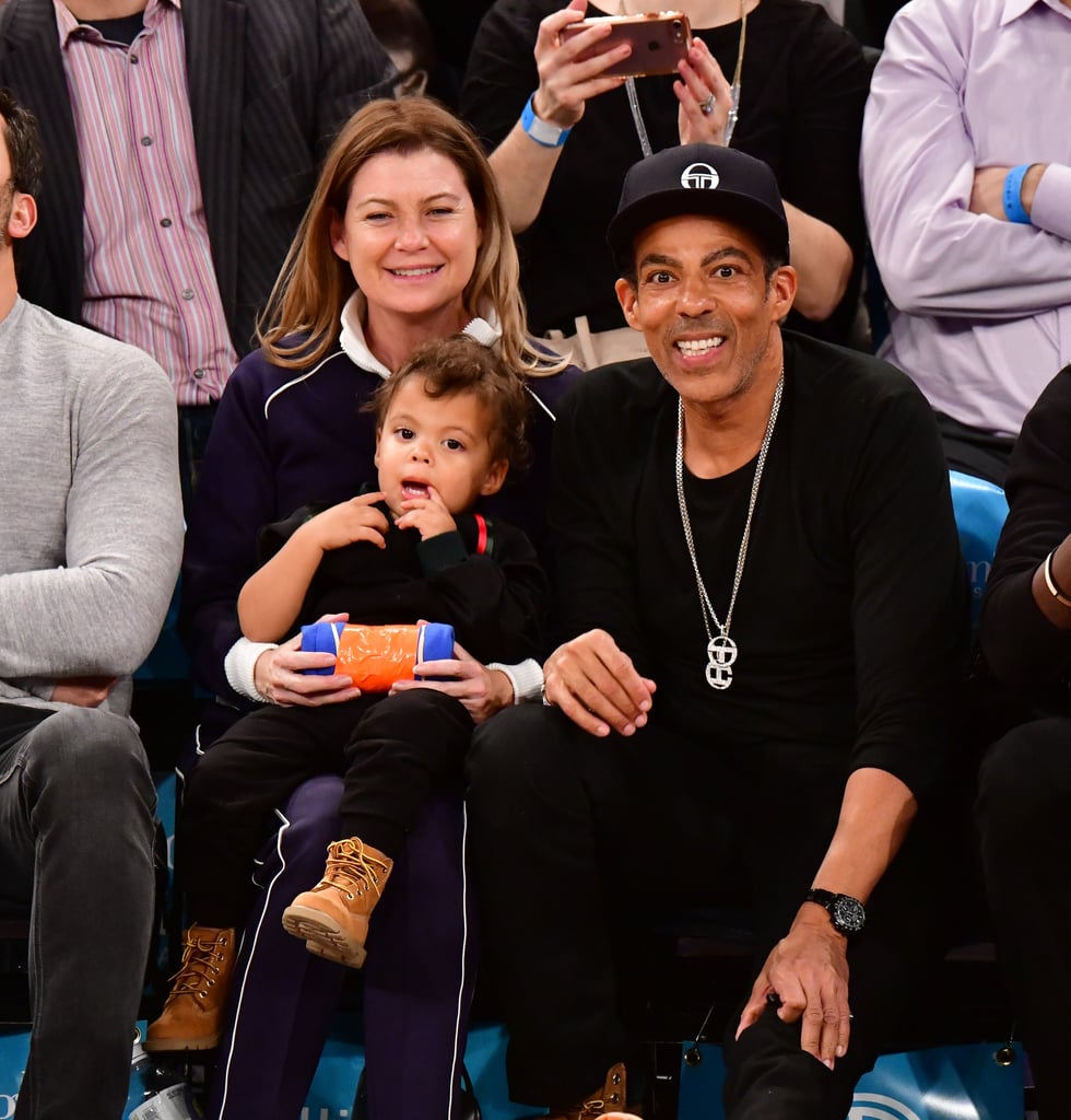 Ellen Pompeo and Chris Ivery at Knicks Game November 2018